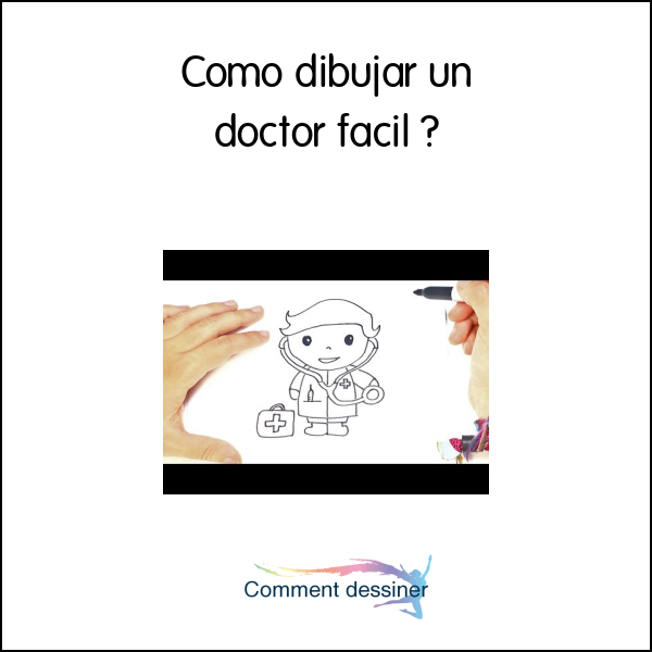 Cómo dibujar un doctor fácil